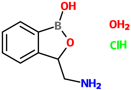 (图片) MC085015 3-(Aminomethyl)-2,1-benzoxaborol-1(3H)-ol HCl 0.5H2O